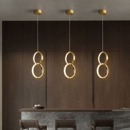 Hanglamp Messing Ringen Decoratieve Verlichtingsarmatuur