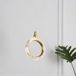 Hanglamp Acryl Ringlamp met Spot