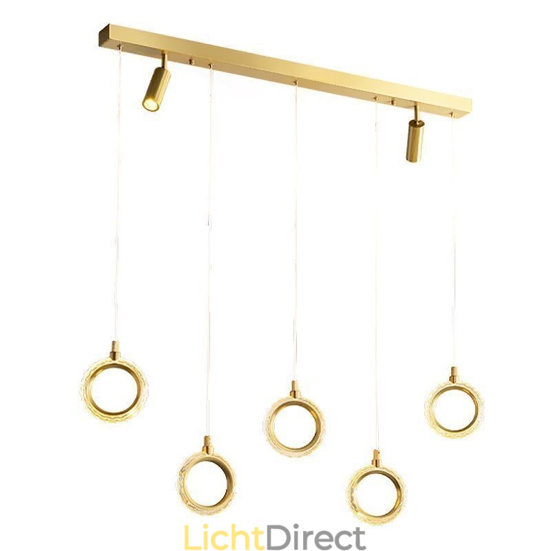 Hanglamp Acryl Ringlamp met Spot