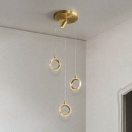Hanglamp Acryl Ringlamp met Spot