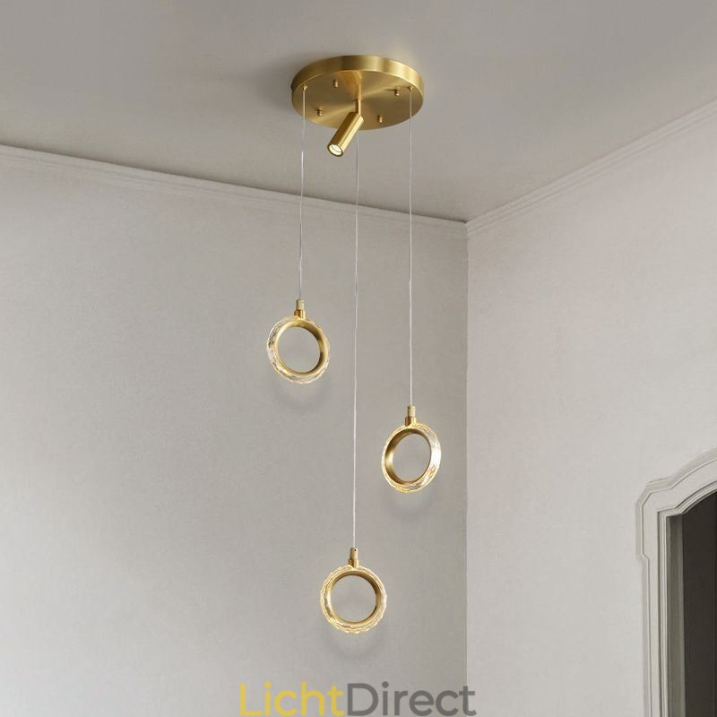 Hanglamp Acryl Ringlamp met Spot