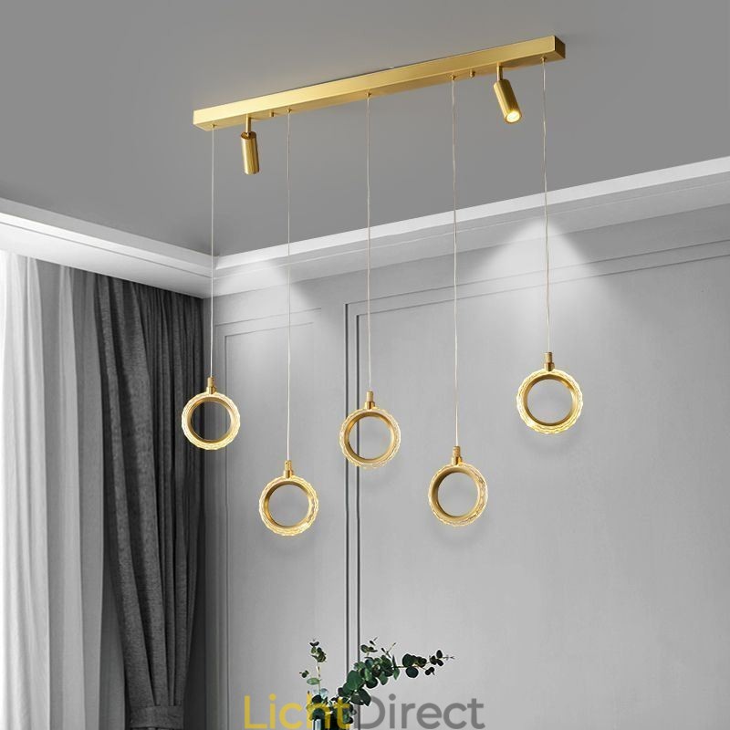 Hanglamp Acryl Ringlamp met Spot