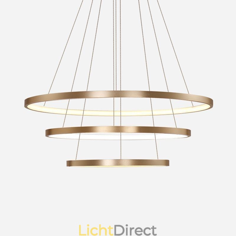 Hanglamp Moderne Kroonluchter Verlichting 3 Ringen Plafondlamp