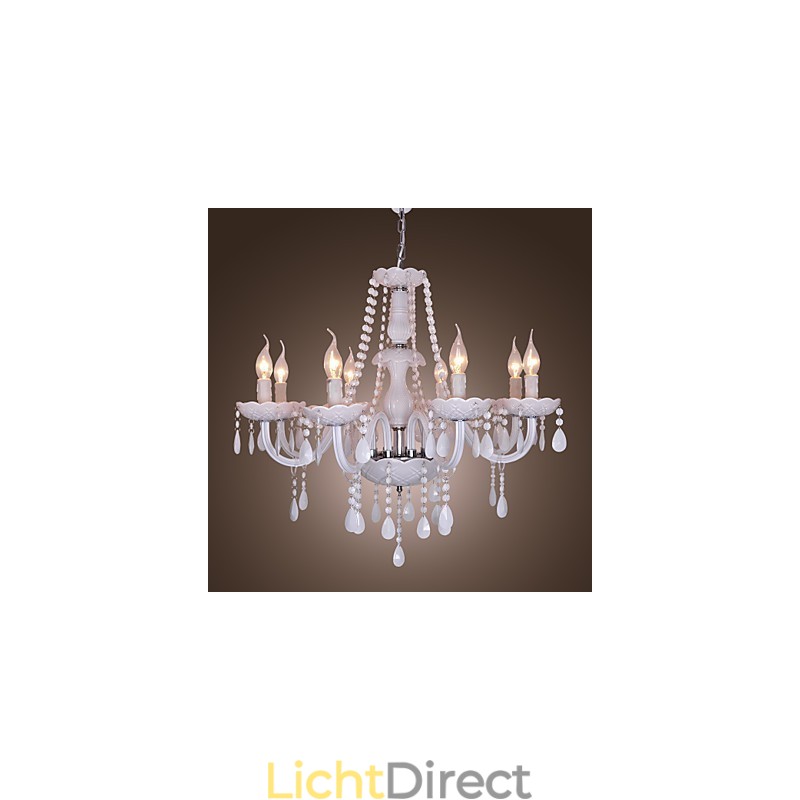 Rustieke Lodge Crystal Electroplated Kristallen Kroonluchter