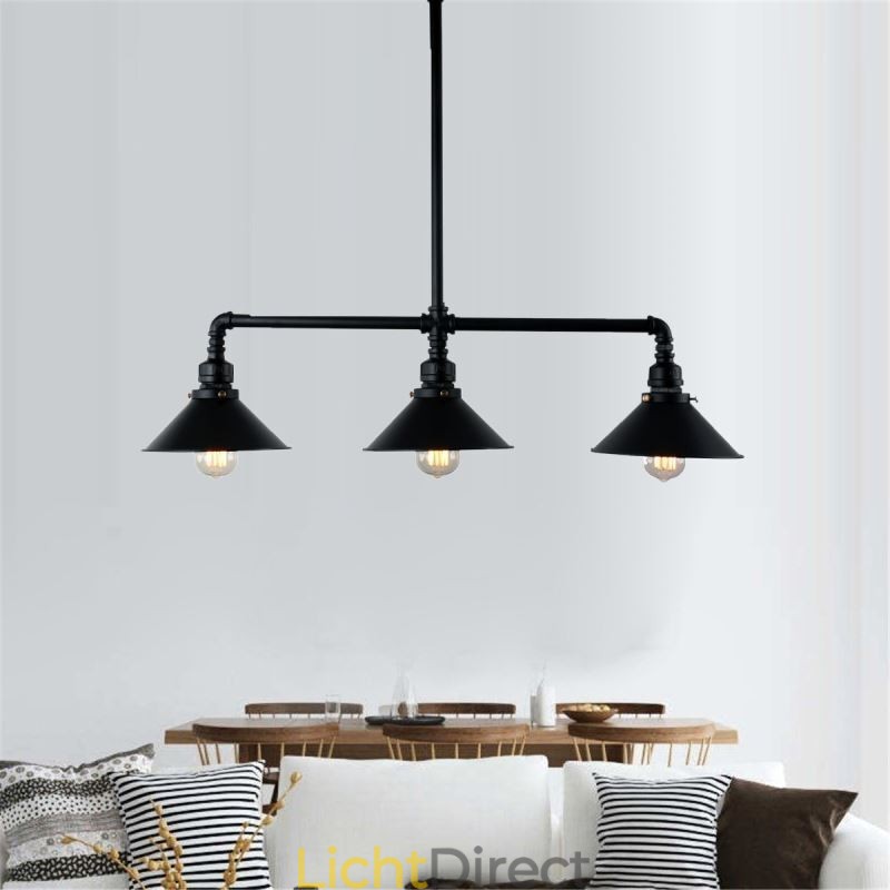 3 Licht Retro Industriële Vintage Waterpijp Hanglamp Kroonluchter Landelijke Rustieke Stijl