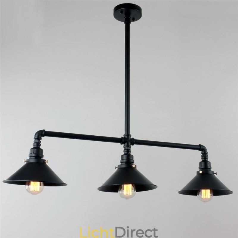 3 Licht Retro Industriële Vintage Waterpijp Hanglamp Kroonluchter Landelijke Rustieke Stijl