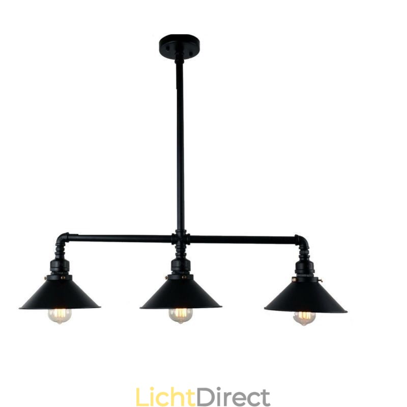 3 Licht Retro Industriële Vintage Waterpijp Hanglamp Kroonluchter Landelijke Rustieke Stijl