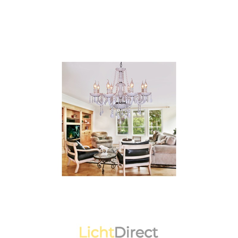 Rustieke Lodge Crystal Electroplated Kristallen Kroonluchter