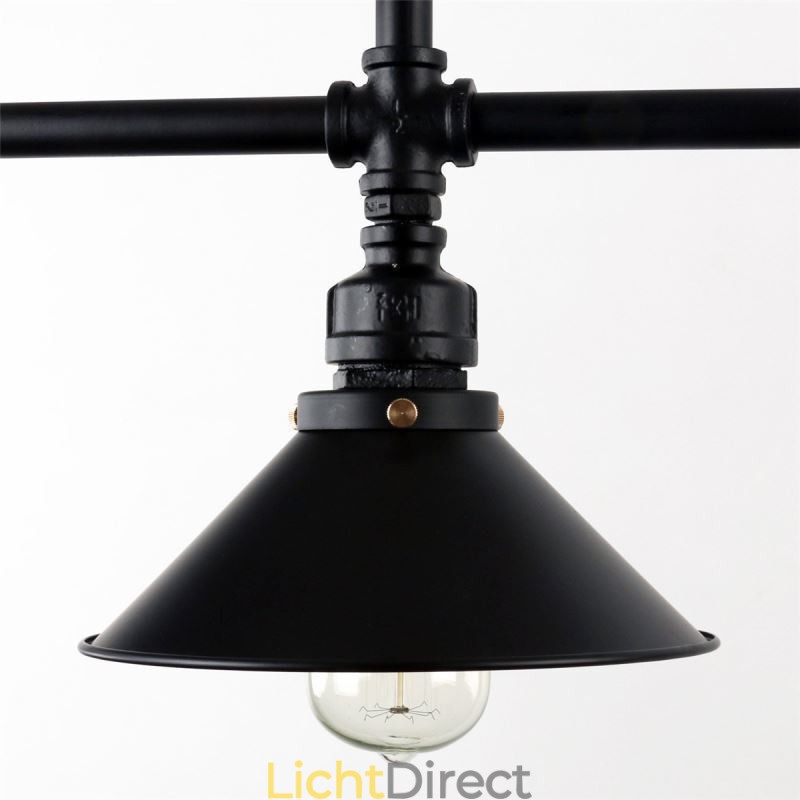 3 Licht Retro Industriële Vintage Waterpijp Hanglamp Kroonluchter Landelijke Rustieke Stijl