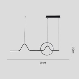 Hanglamp Minimalistische Decoratieve Verlichtingsarmatuur 52W