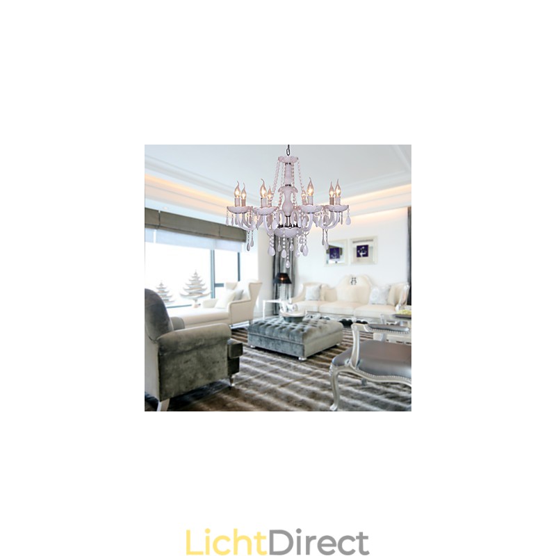 Rustieke Lodge Crystal Electroplated Kristallen Kroonluchter