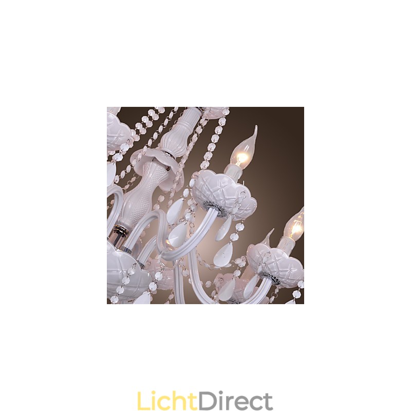 Rustieke Lodge Crystal Electroplated Kristallen Kroonluchter