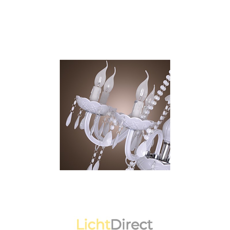 Rustieke Lodge Crystal Electroplated Kristallen Kroonluchter