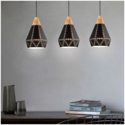 Industriële Retro Vintage Hanglamp Holle Lampenkap