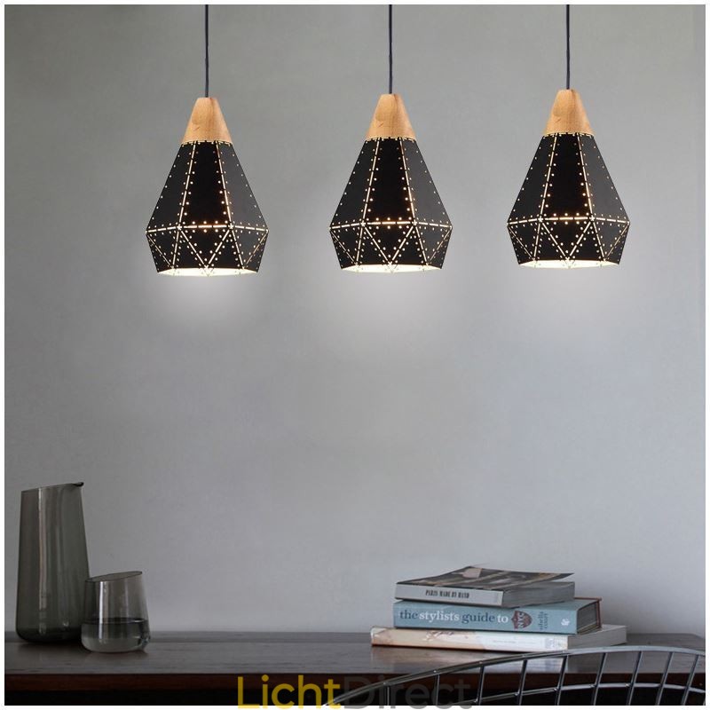 Industriële Retro Vintage Hanglamp Holle Lampenkap