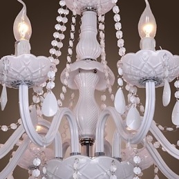 Rustieke Lodge Crystal Electroplated Kristallen Kroonluchter