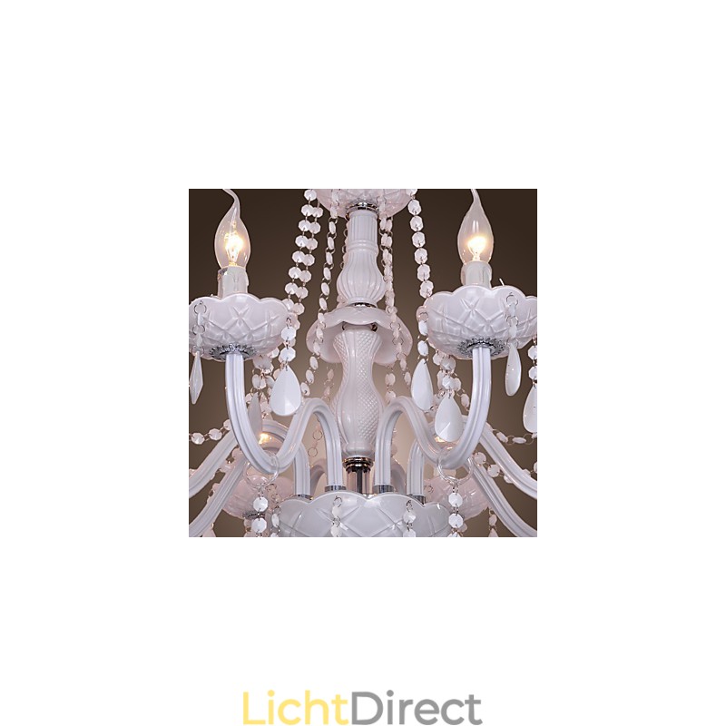 Rustieke Lodge Crystal Electroplated Kristallen Kroonluchter