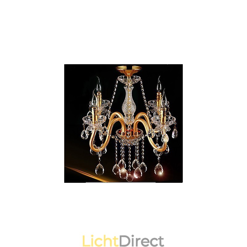 Moderne eigentijdse traditionele klassieke vintage kristal schilderij glazen kroonluchter