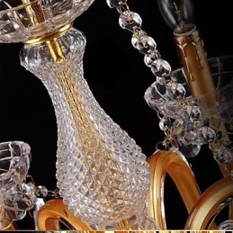 Moderne eigentijdse traditionele klassieke vintage kristal schilderij glazen kroonluchter