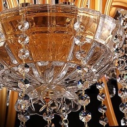 Moderne eigentijdse traditionele klassieke vintage kristal schilderij glazen kroonluchter