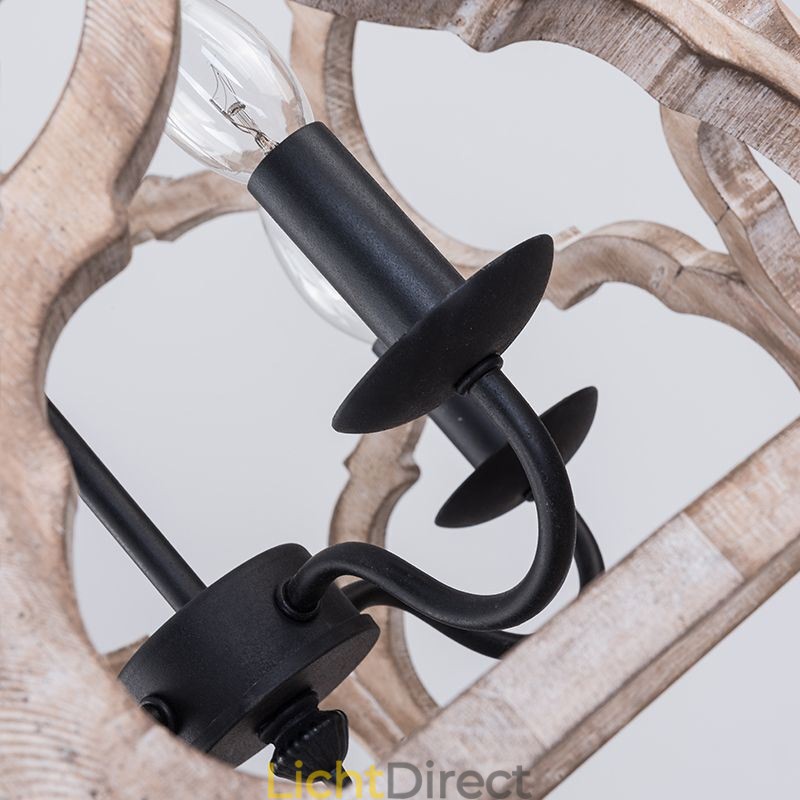 Vintage stijl 4-lichts lantaarn hanglamp