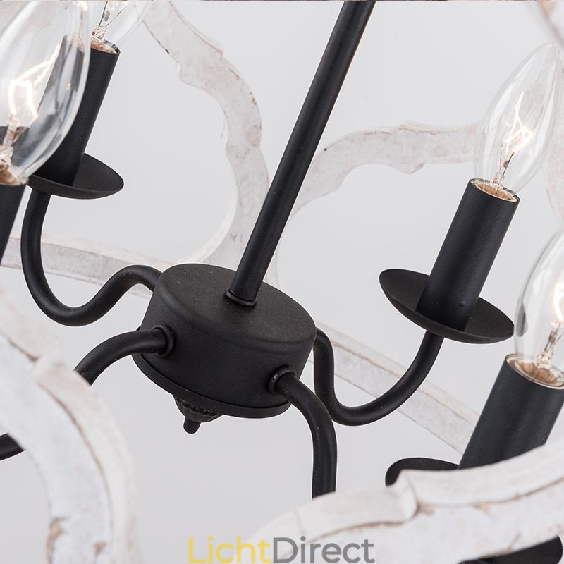 Vintage stijl 4-lichts lantaarn hanglamp