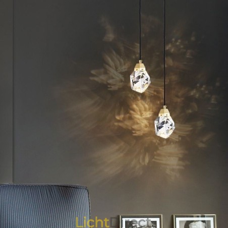 Mini Eenvoudige Kristallen Bollamp Hanglamp Plafondlamp