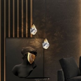 Mini Eenvoudige Kristallen Bollamp Hanglamp Plafondlamp