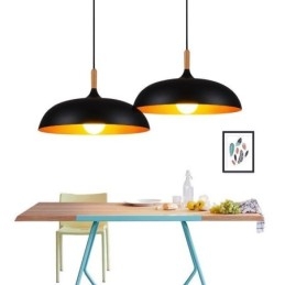 Moderne hanglamp Minimalistische decoratieve lamp Zwart Wit