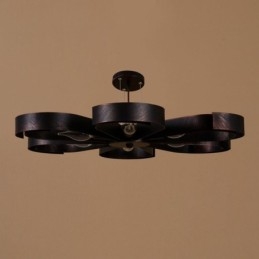 Moderne vintage plafondlamp ijzeren bloemvormige hanglamp