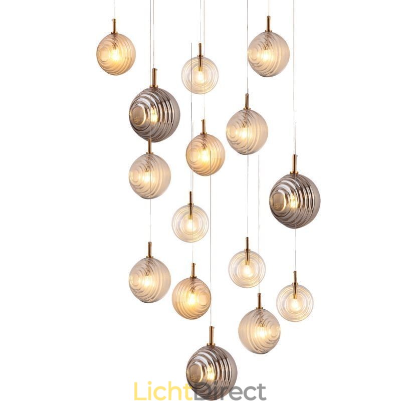 Glazen hanglamp Creatieve decoratieve glazen bol Loft