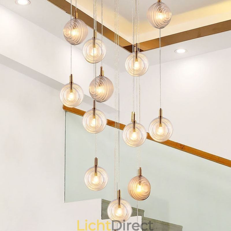 Glazen hanglamp Creatieve decoratieve glazen bol Loft
