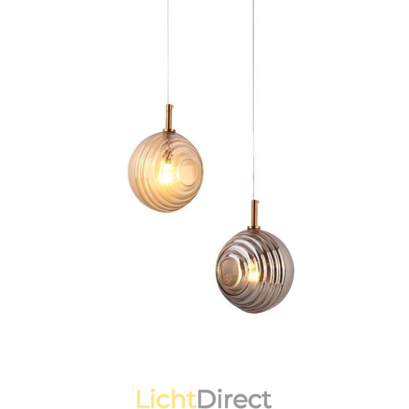 Glazen hanglamp Creatieve decoratieve glazen bol Loft