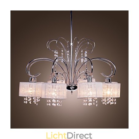 Moderne eigentijdse kristallen chromen metalen kroonluchter Moderne eigentijdse kristallen chromen metalen kroonluchter