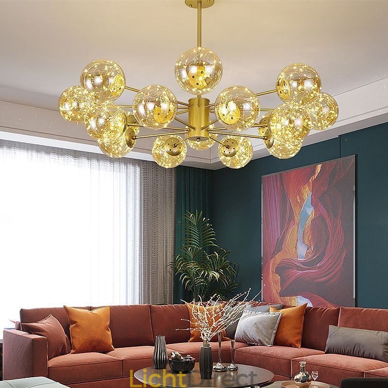 Magic Bean Hanglamp Nordic Stijl Glazen Bol Gypsophila Hanglamp