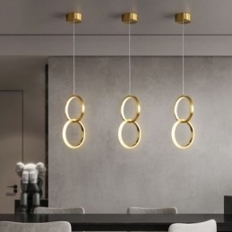 Hanglamp Messing Ringen Decoratieve Verlichtingsarmatuur