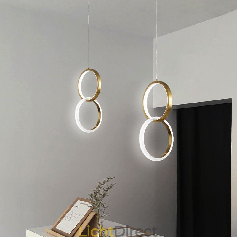 Hanglamp Messing Ringen Decoratieve Verlichtingsarmatuur