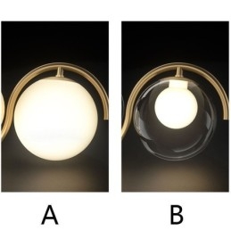 Moderne glazen bol hanglamp minimalistische lamp