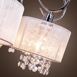 Moderne eigentijdse kristallen chromen metalen kroonluchter