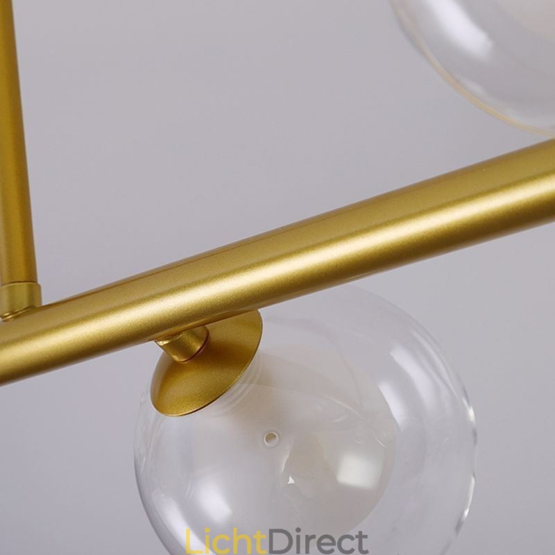 Kroonluchter Glazen Bol Horizontale Type Hanglamp