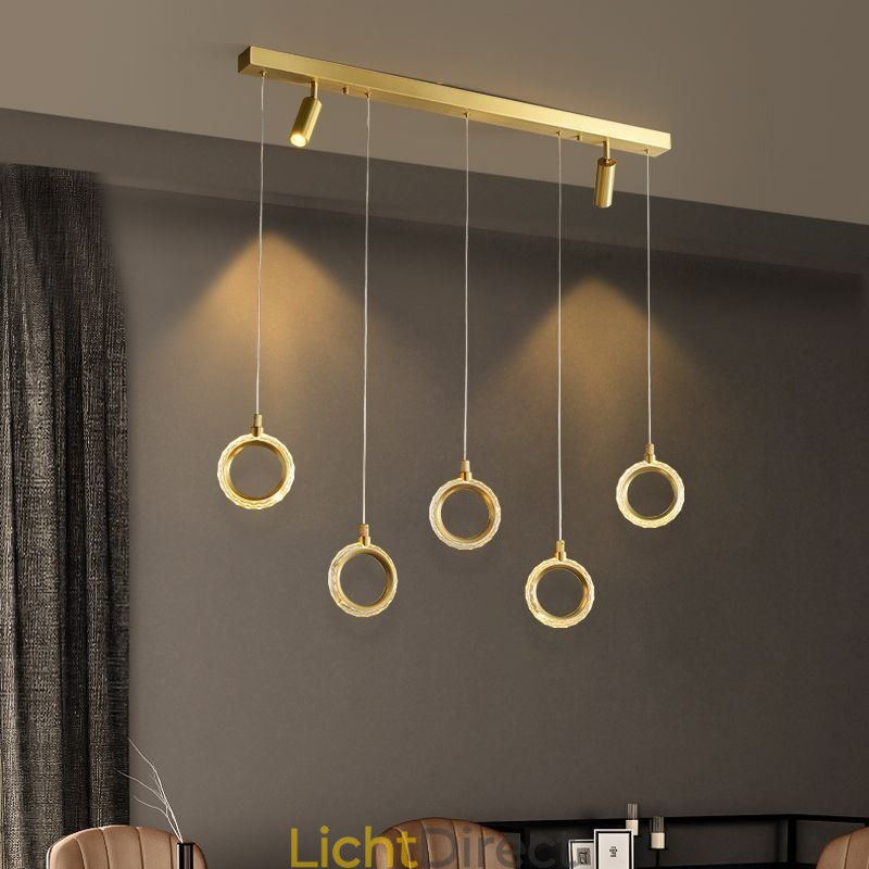Hanglamp Acryl Ringlamp met Spot