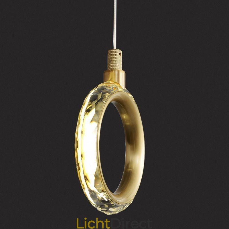 Hanglamp Acryl Ringlamp met Spot