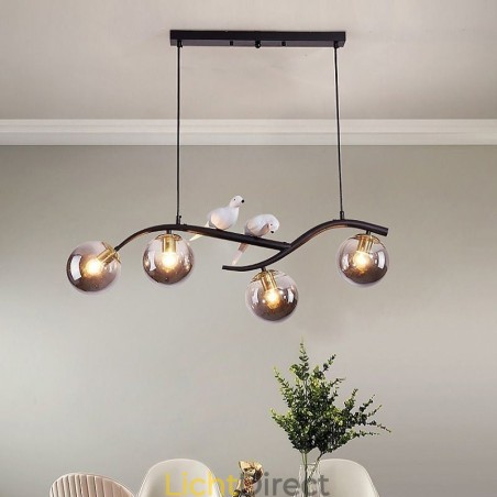 Moderne minimalistische tak hanglamp 4 lampen decoratieve lamp Moderne minimalistische tak hanglamp 4 lampen decoratieve lamp