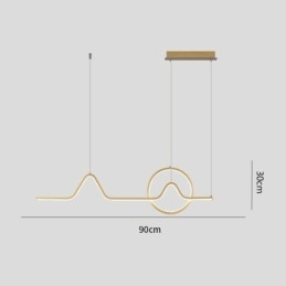 Hanglamp Minimalistische Decoratieve Verlichtingsarmatuur 52W