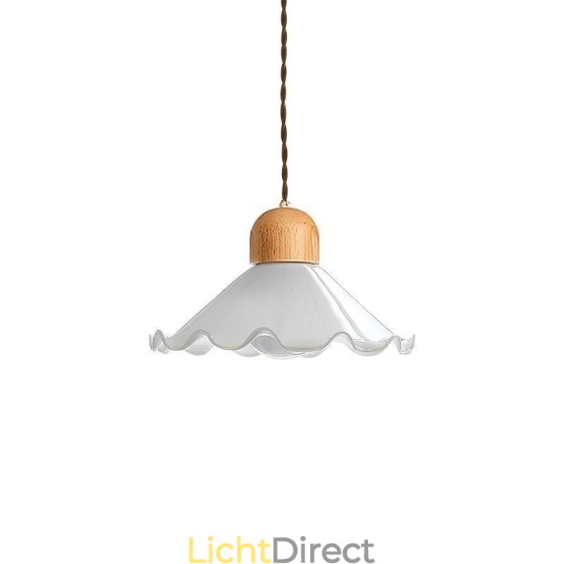 Moderne kant glazen hanglamp enkele kop hanglamp