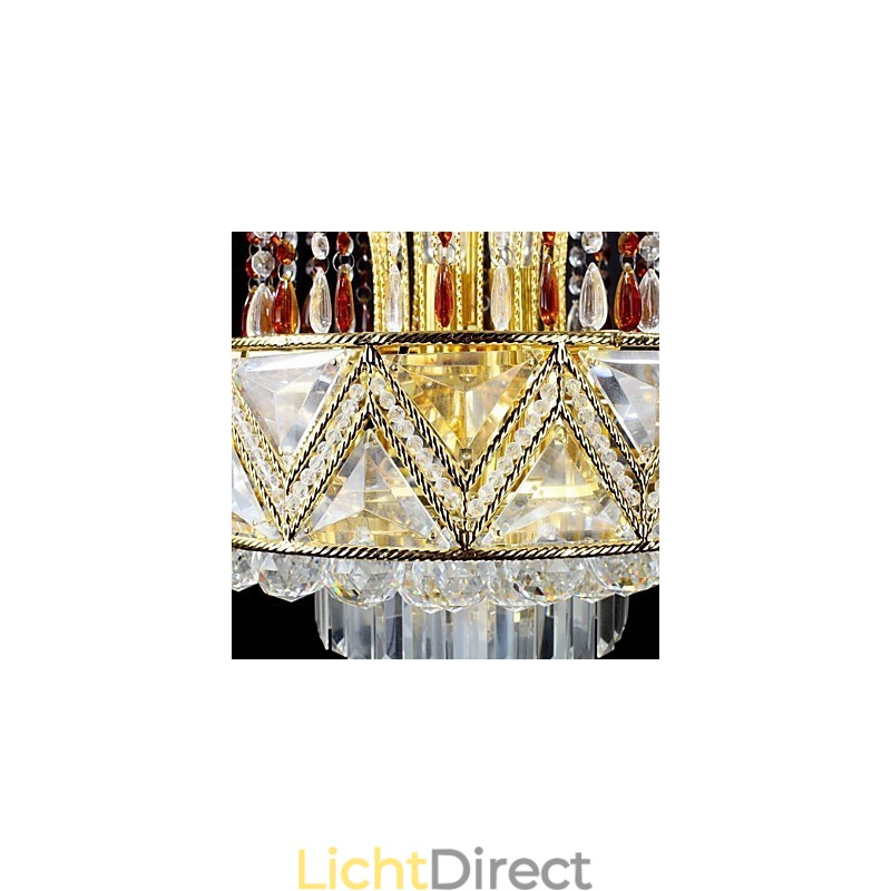 Traditionele klassieke kristallen schilderij metalen kroonluchter