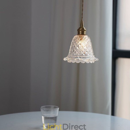 Moderne bloemen glazen hanglamp 1 licht decoratieve lamp Moderne bloemen glazen hanglamp 1 licht decoratieve lamp