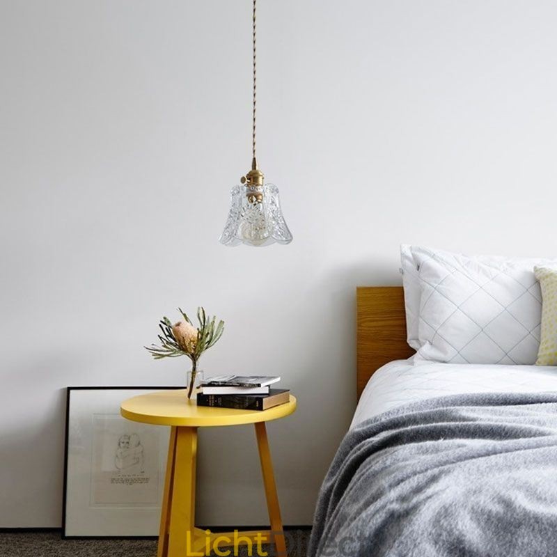 Bloem Hanglamp Minimalistische Decoratieve Glazen Lamp