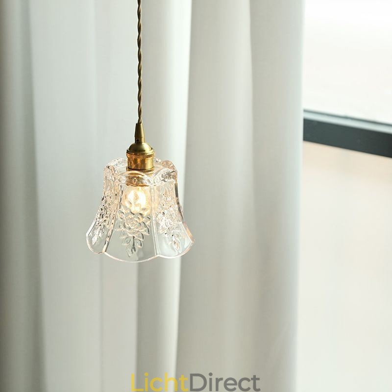 Bloem Hanglamp Minimalistische Decoratieve Glazen Lamp