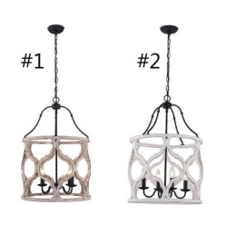Vintage stijl 4 lichts lantaarn hanglamp